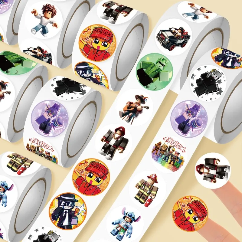 Gaming Accessories Roblox - 500pcs/set Robloxs Figure Avatar Curly Sticker