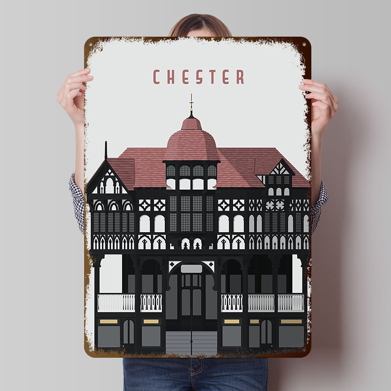 Gaming Accessories Europe - Chester Travel Printing Poster Customized Retro