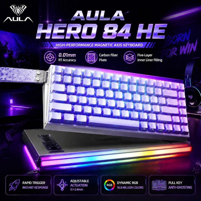 AULA HERO84 Magnetic Gaming Me - đánh giá và giá Gaming Accessories