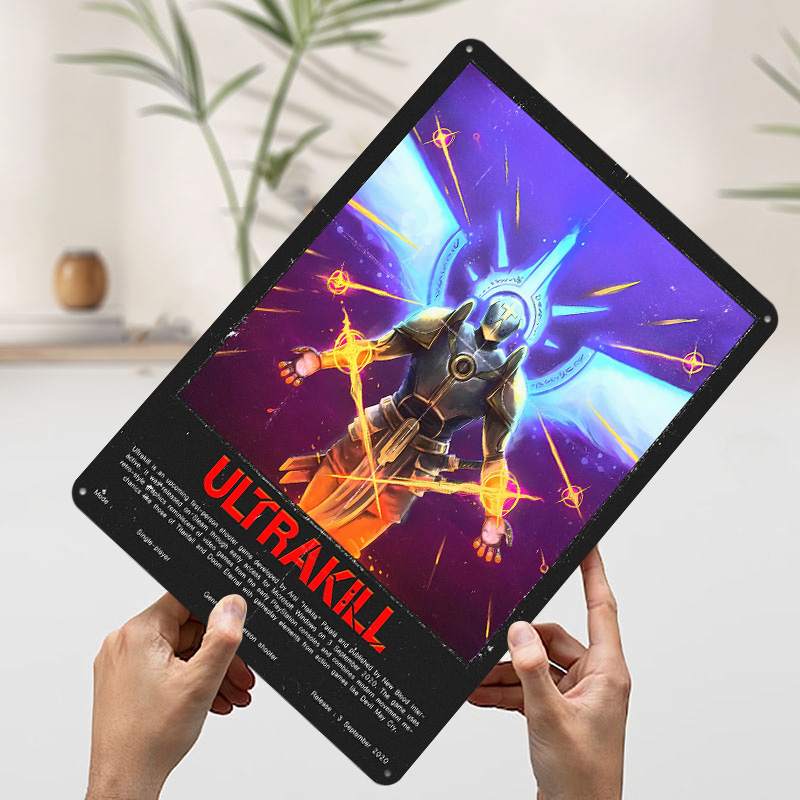 Ultrakill Game Metal Poster Cu - đánh giá và giá Gaming Accessories Europe