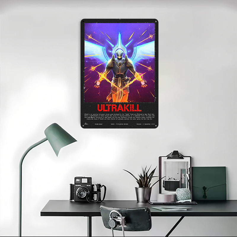 Ultrakill Game Metal Poster Cu - đánh giá và giá Gaming Accessories Europe