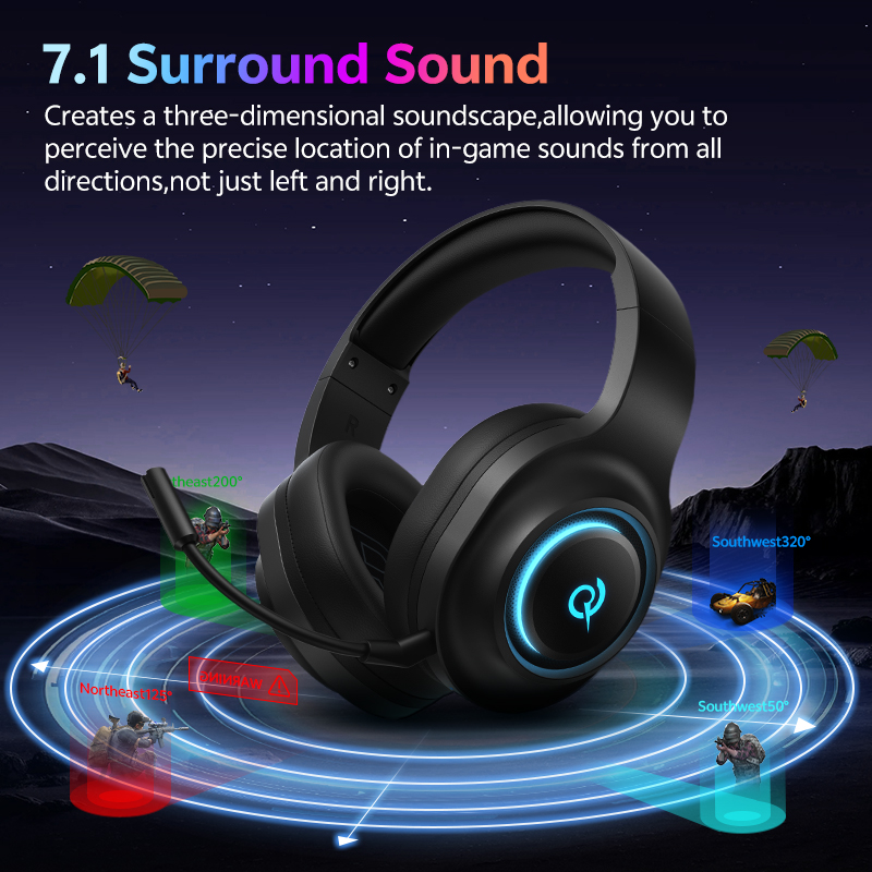 QCY Heroad V200 Gaming Headset - đánh giá và giá Venom Gaming Accessories