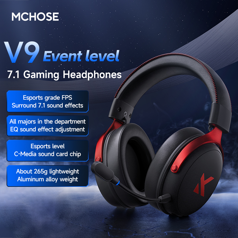 MCHOSE V9 Pro Headset with Mic - đánh giá và giá Venom Gaming Accessories