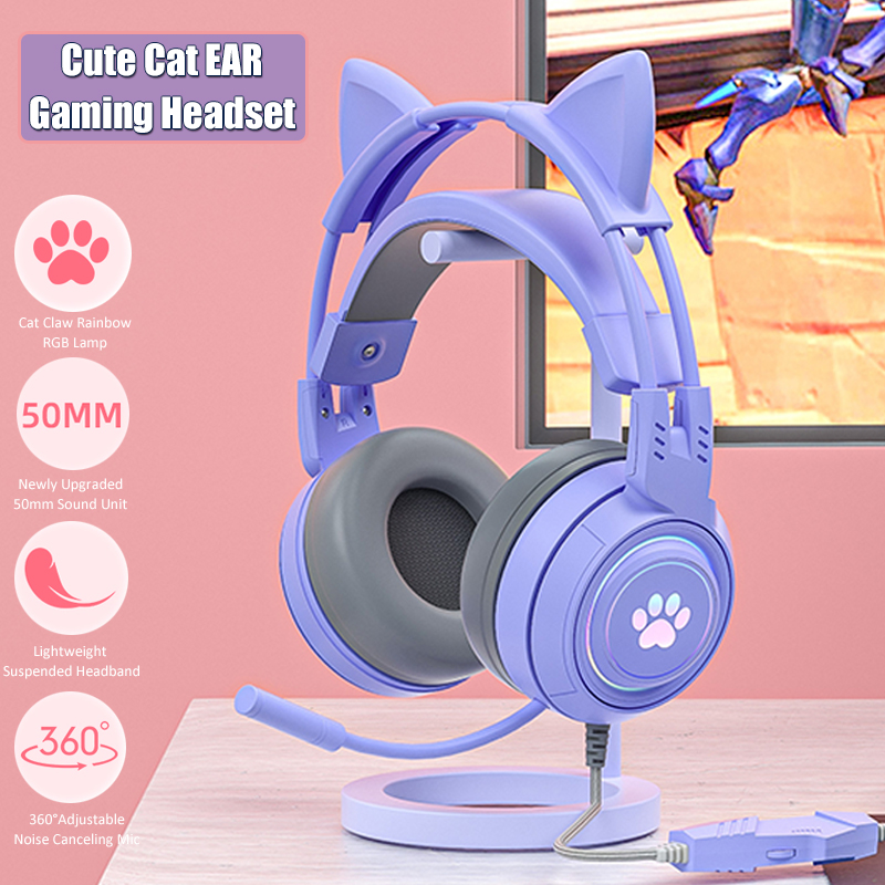 Cute Cat Ear Gaming Headphones - đánh giá và giá Venom Gaming Accessories