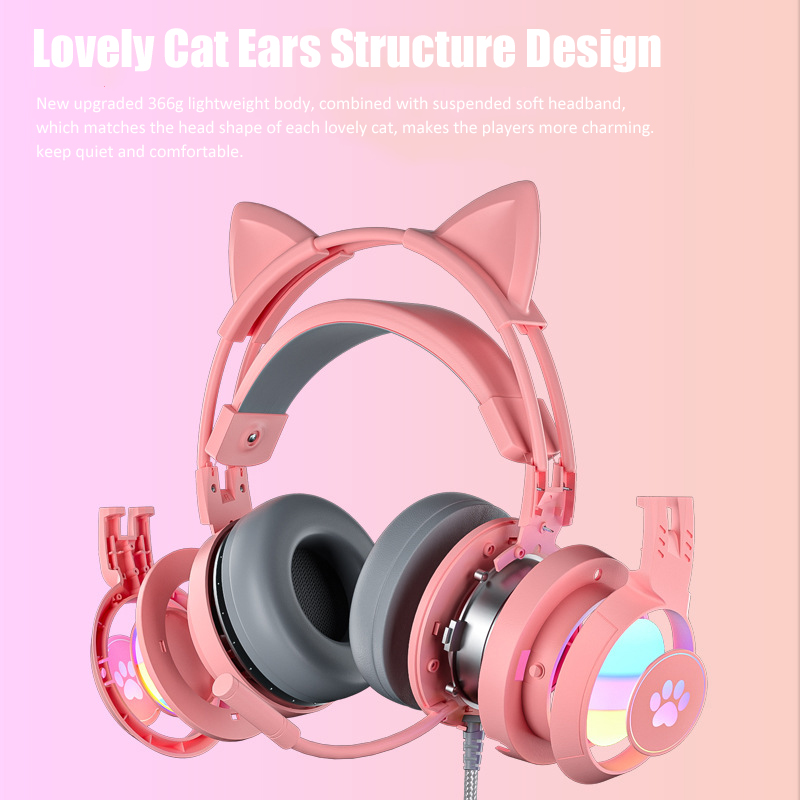 Cute Cat Ear Gaming Headphones - đánh giá và giá Venom Gaming Accessories