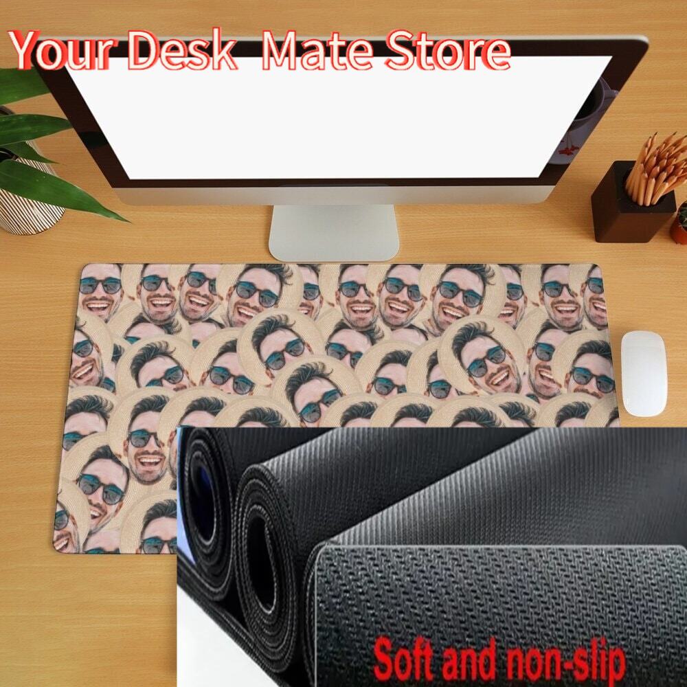 Custom Face Desk Mat Crazy Fac - đánh giá và giá Gaming Accessories Photo