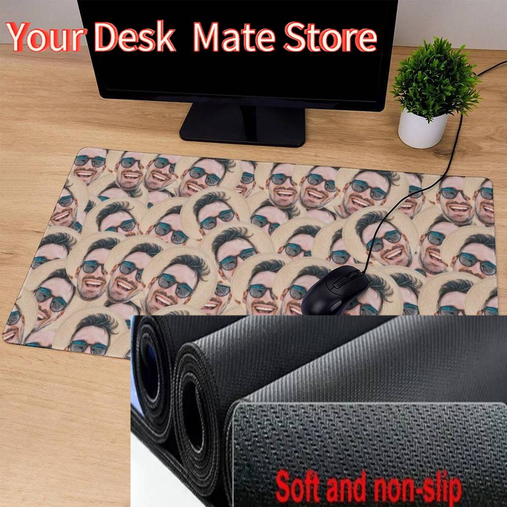 Custom Face Desk Mat Crazy Fac - đánh giá và giá Gaming Accessories Photo