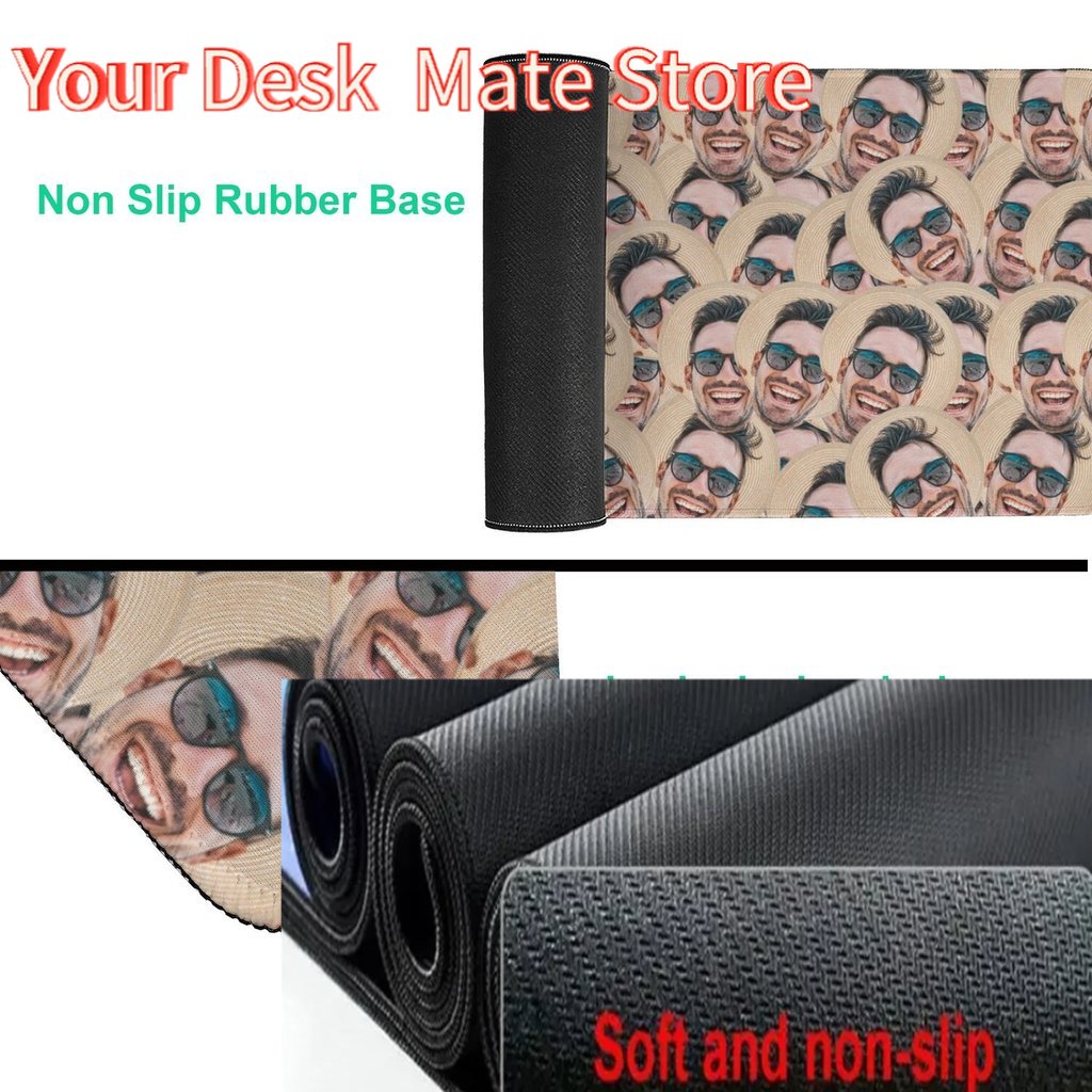 Custom Face Desk Mat Crazy Fac - đánh giá và giá Gaming Accessories Photo